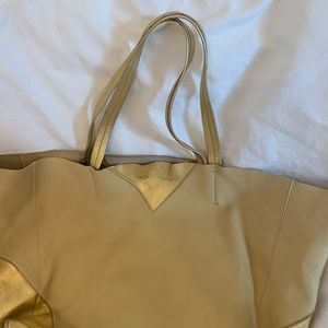 Celine bi color Cabas horizontal tote bag